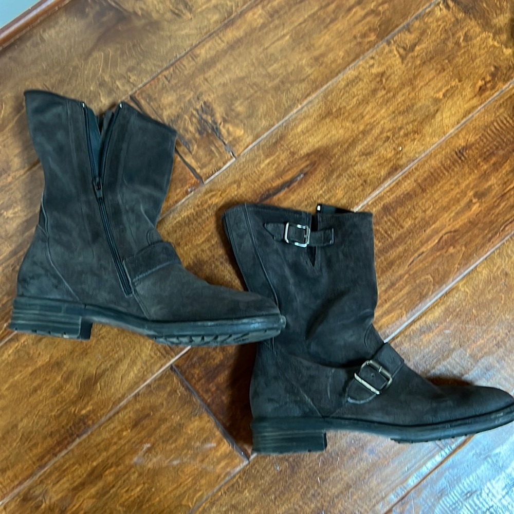 Paul green mocha gray boots